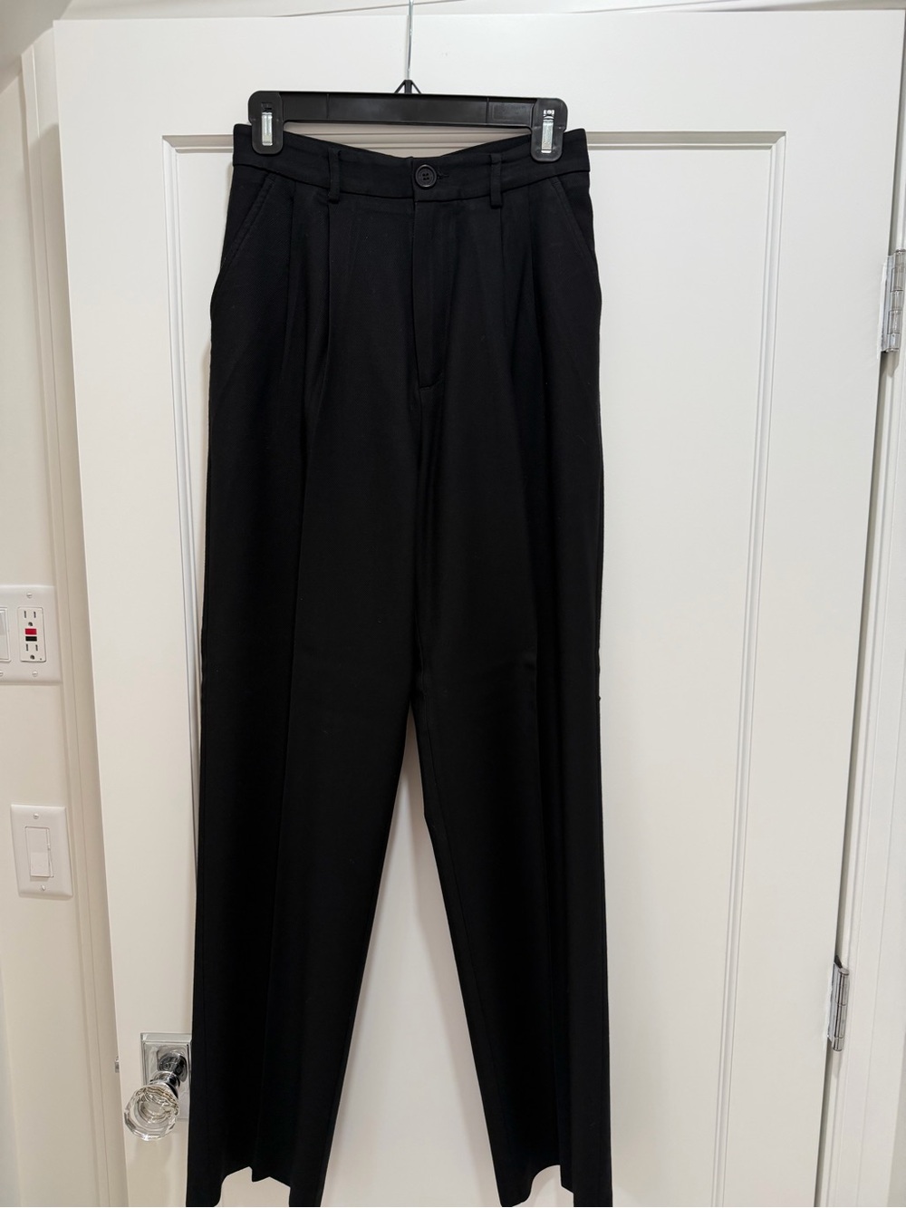 Women’s Anine Bing Black Pleated Dress Pants